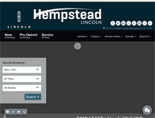 Tablet Screenshot of hempsteadlincoln.net